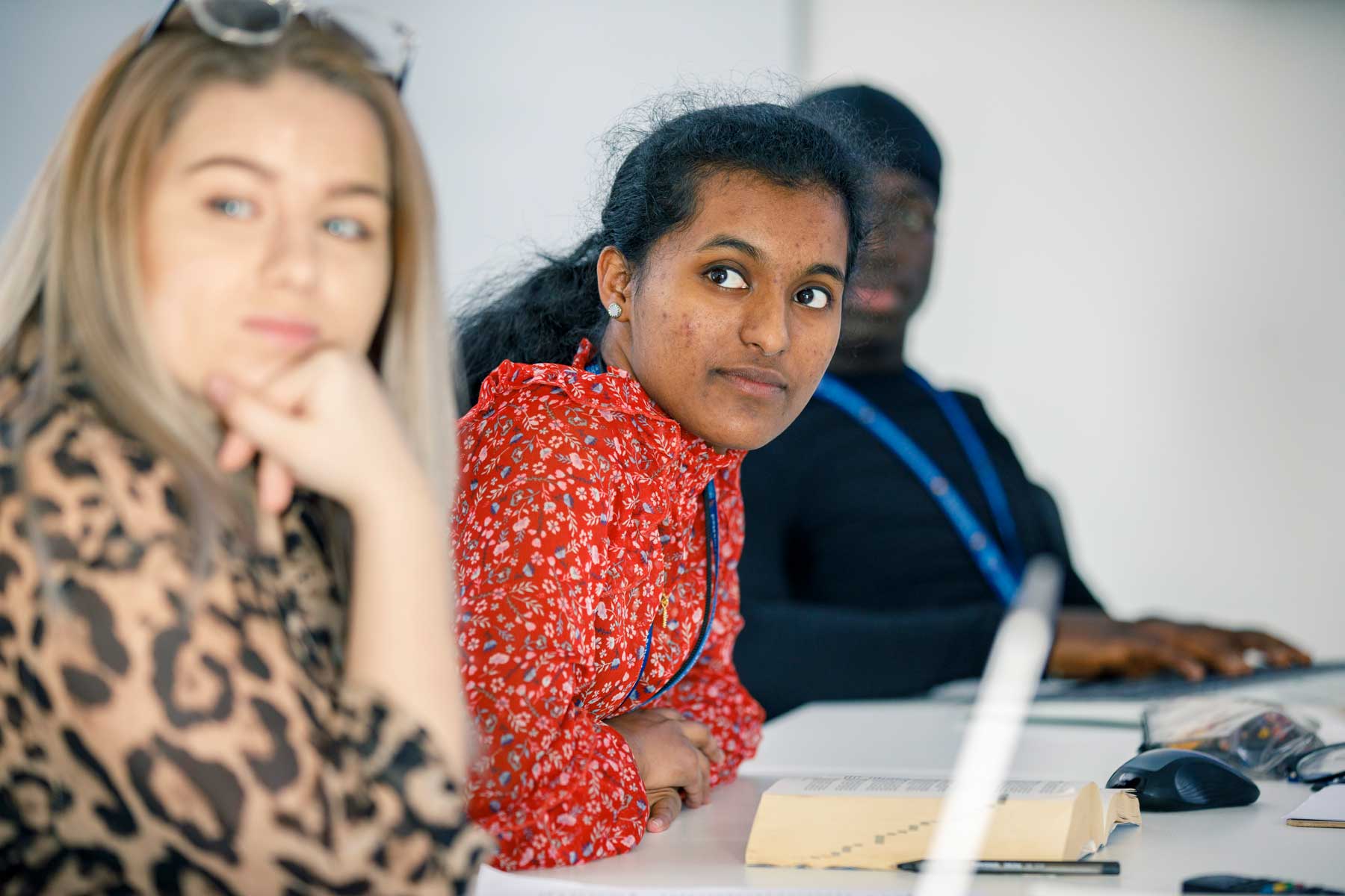 Students in a PBL group session
