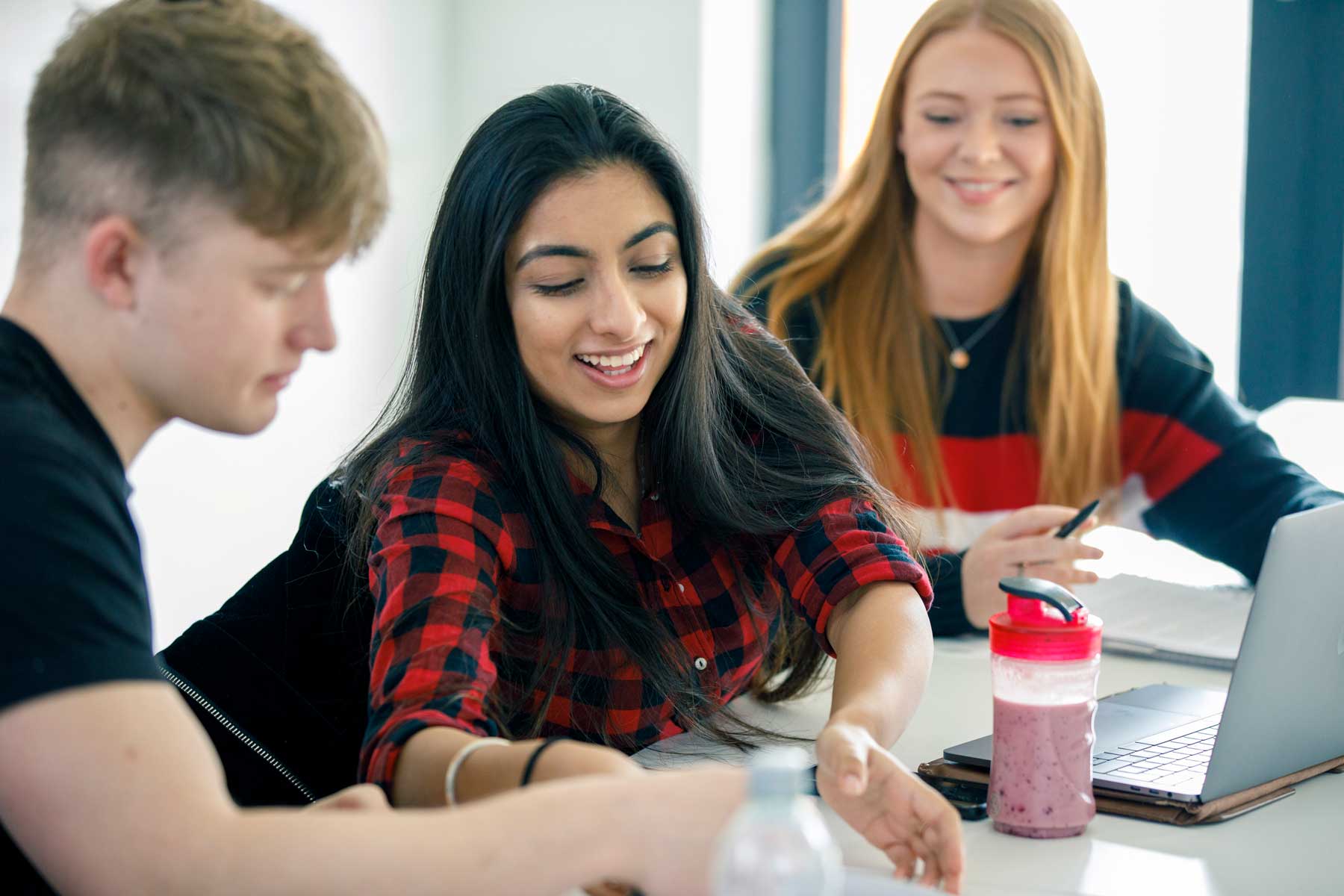 Students in a PBL group session