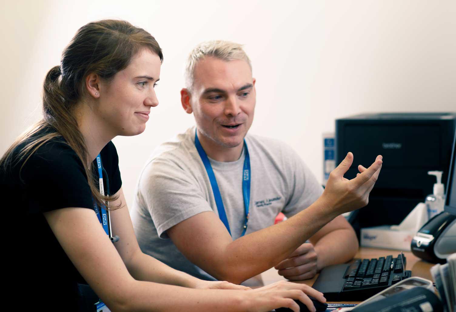Medicine student on placement at James Alexander Family Practice