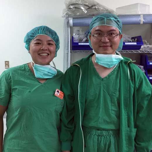 Students on their elective