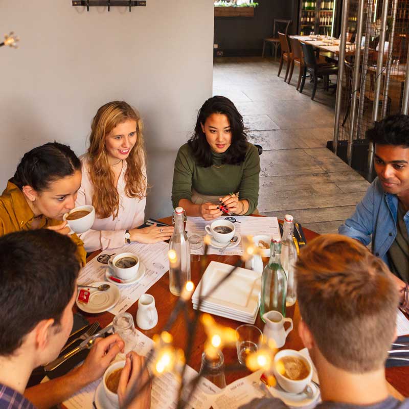 Cafe culture on campus