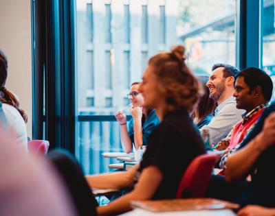 Health Professions Education students at at a study day