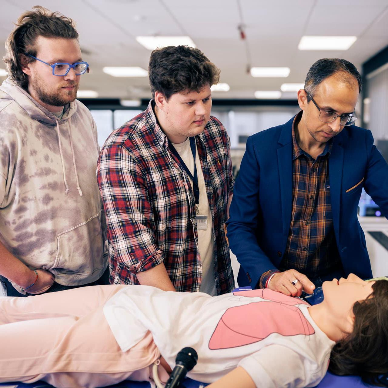 Health Technology and Human Anatomy students