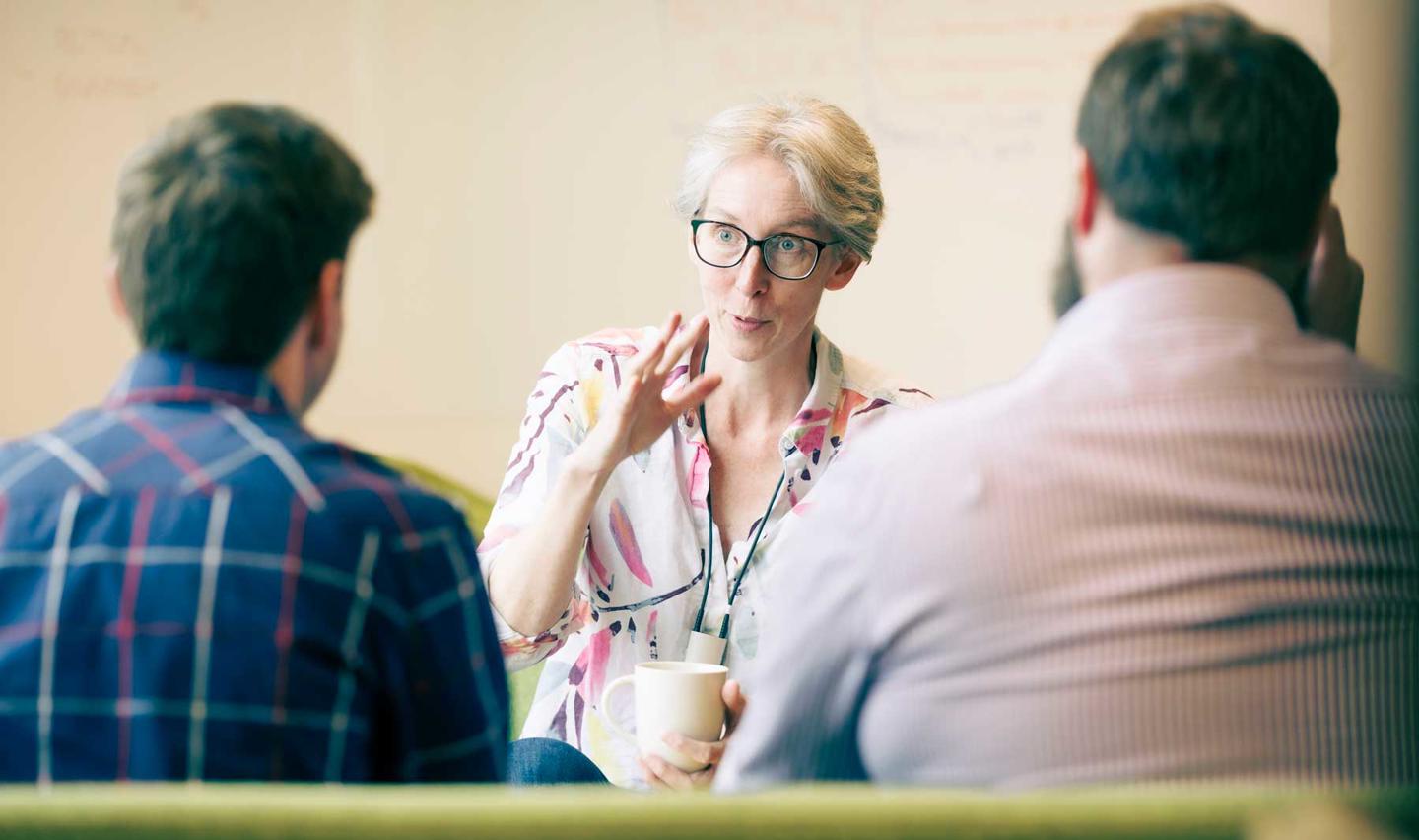 Three researchers in the Academy of Primary Care in conversation