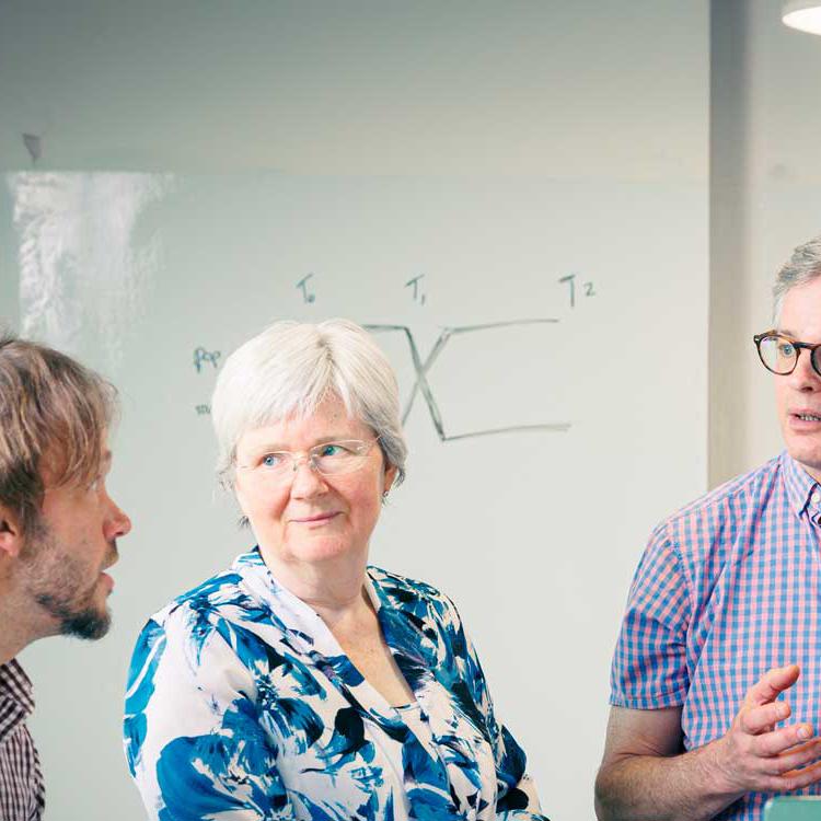 Members of the Wolfson Palliative Care Research Centre collaboratively working
