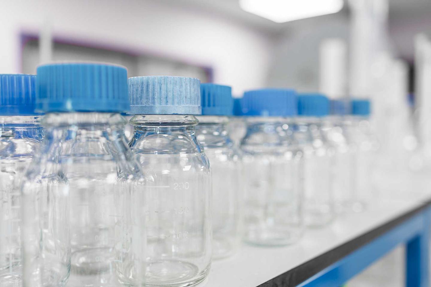 Laboratory bottles